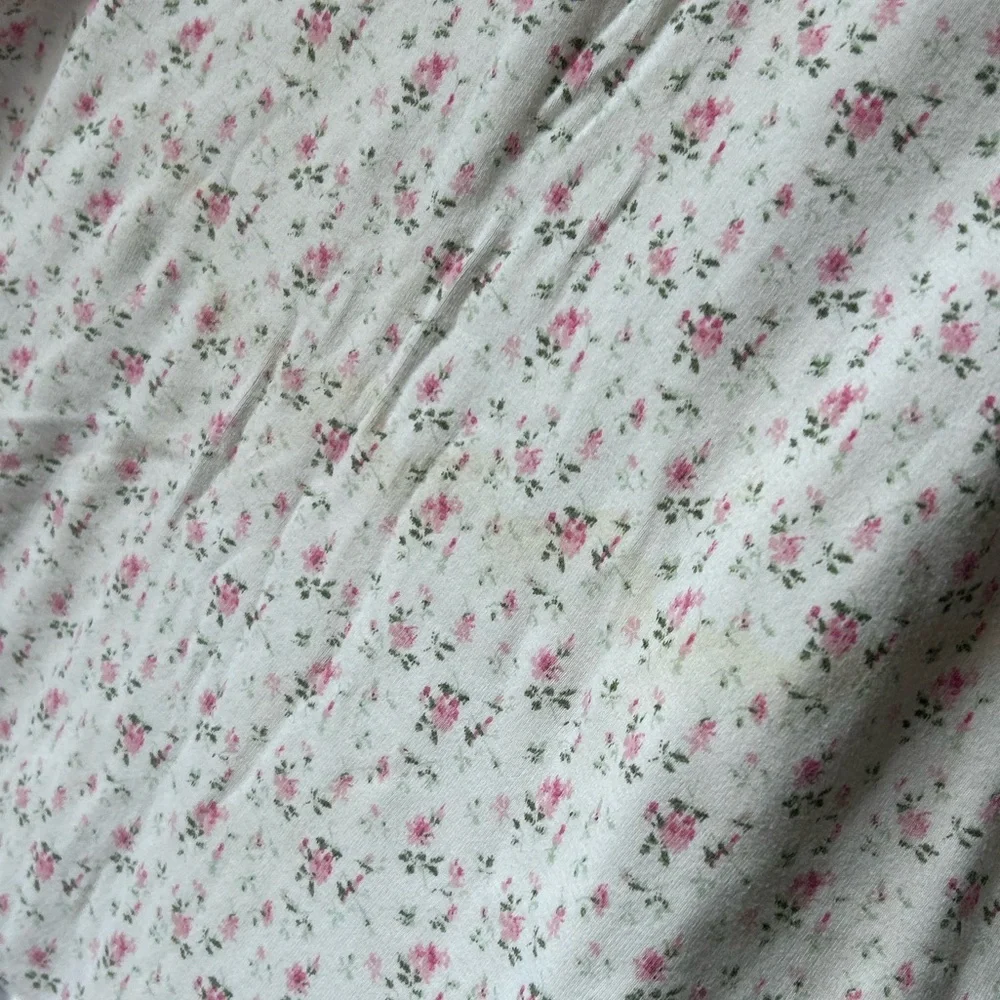 Ralph Lauren White and Pink Floral night gown - Picture 5 of 7